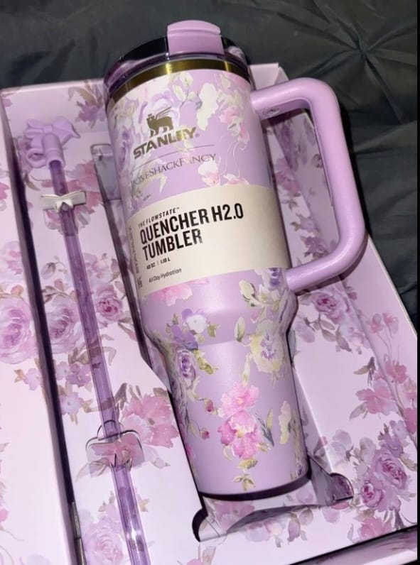 The Stanley x LoveShackFancy Quencher H2.O FlowState Tumbler