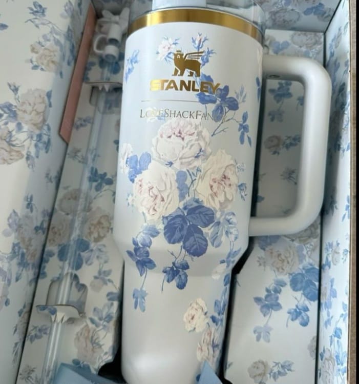 The Stanley x LoveShackFancy Quencher H2.O FlowState Tumbler