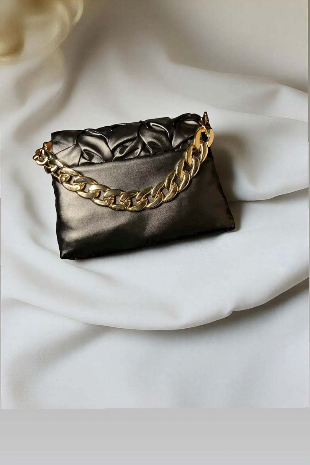 Classic Hand Wallet & Shoulder Cary (Black)