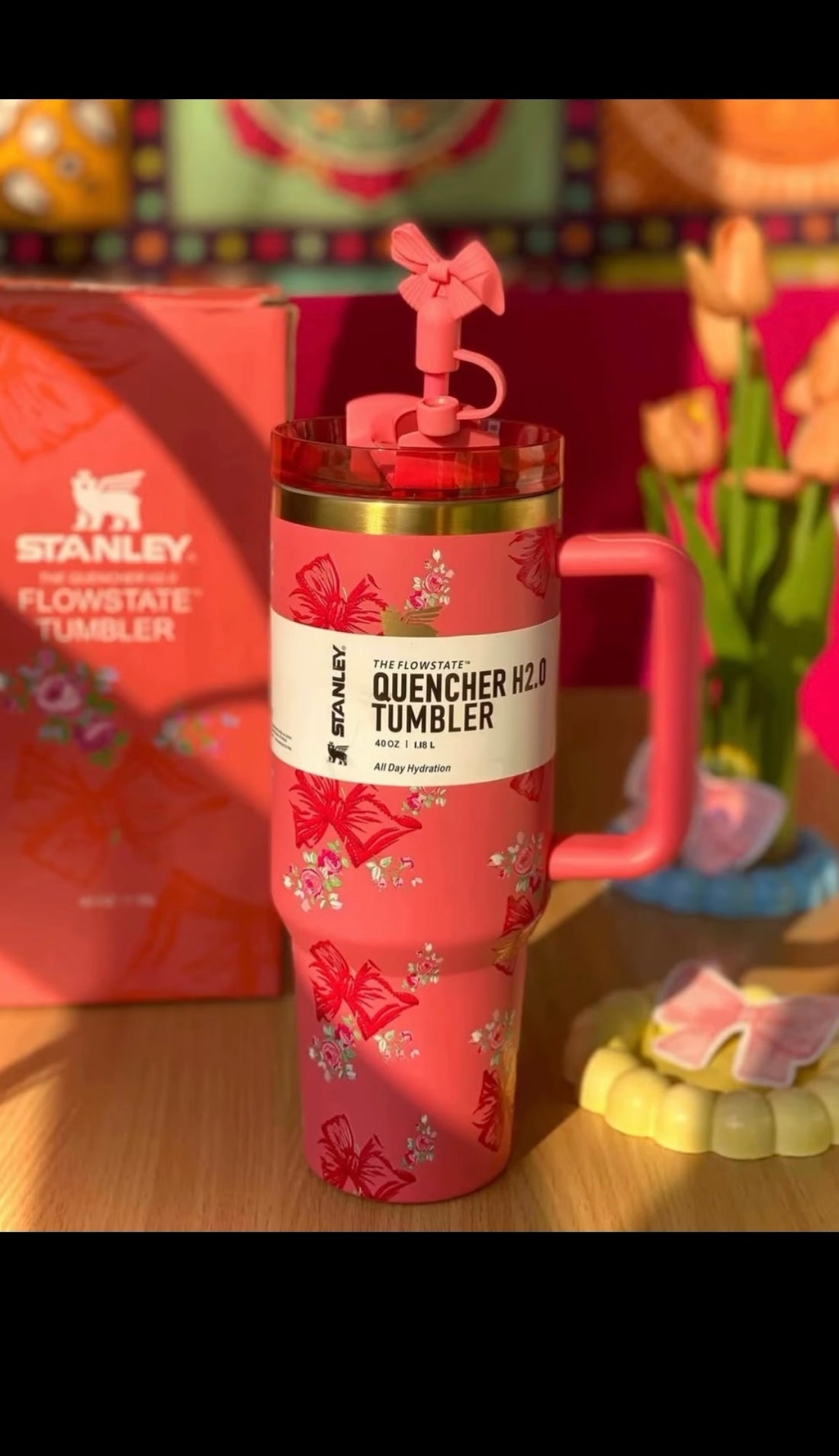 Stanley Thermos Cup & Tumbler 1180ml With bow