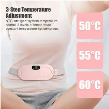 Digital Period Pad Heating Vibrating Relief