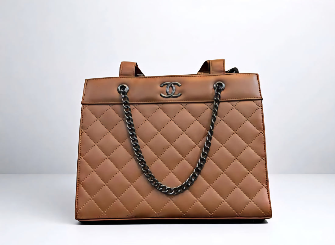 CHANEL Caramel Brown Tote Bag