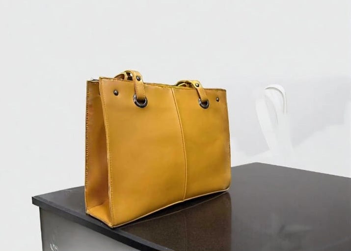 Mustard Yellow Ladies’ Tote Bag – Bold, Chic & Effortlessly Stylish