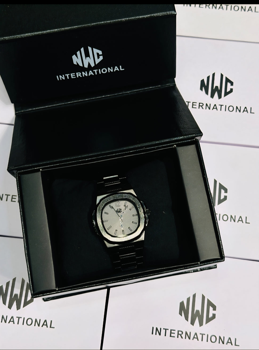 Arabic Aura Watch -Genève Octagonal Dial Stainless steel