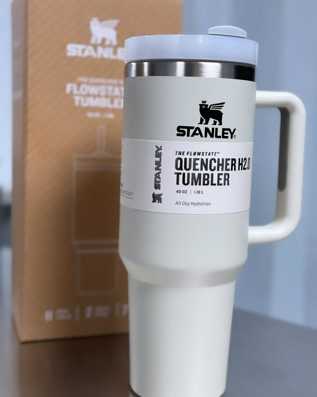 Stanley Quencher H2.0 Tumbler – 40oz Insulated Mug Durable, Portable & Perfect for All-Day Hydration